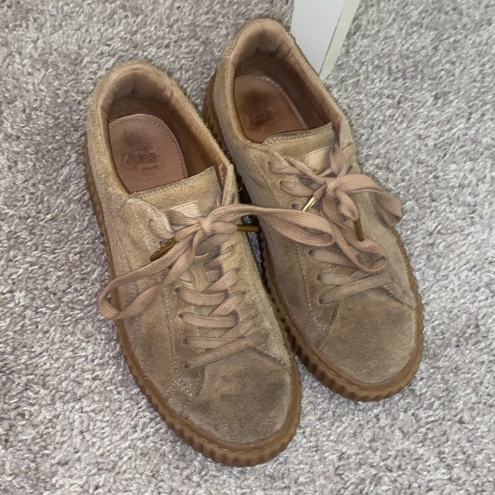 FENTY Puma Creepers Tan Suede